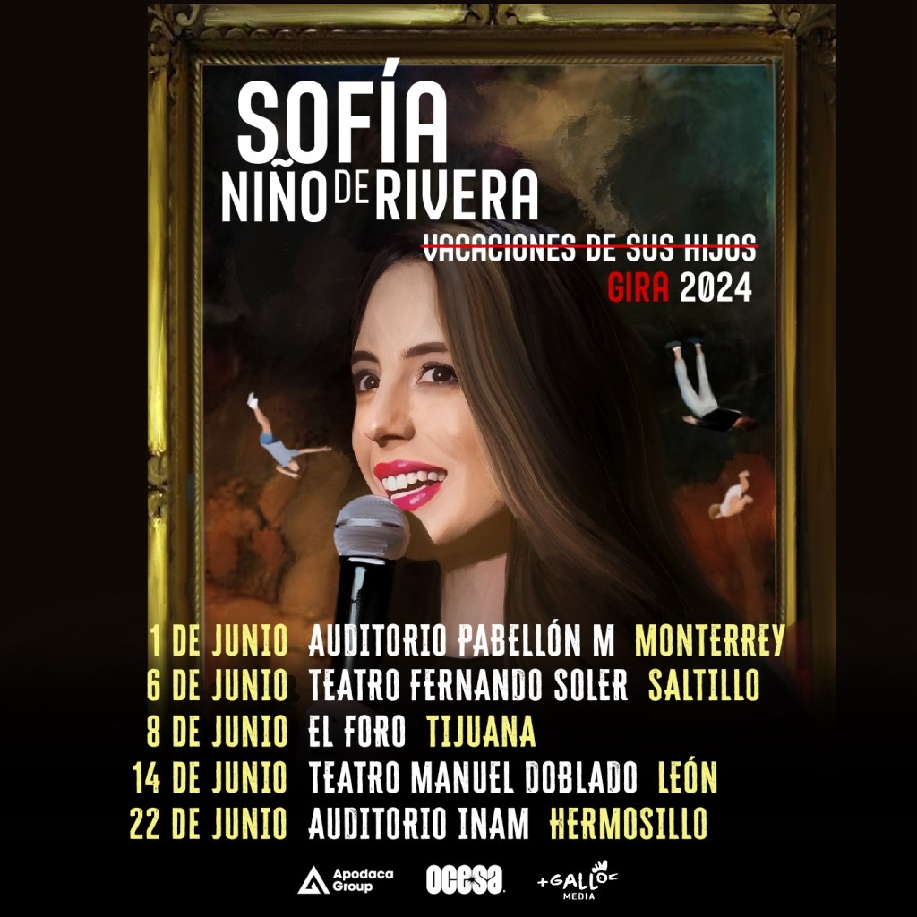 SOFÍA NIÑO DE RIVERA, desatará risas con nuevos shows en&nbsp;México