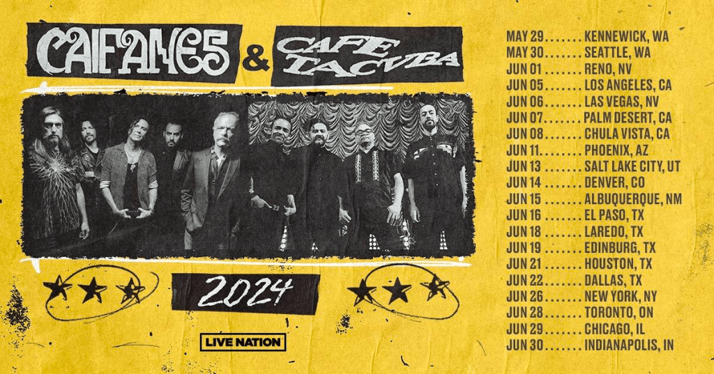 LA FUSIÓN ÉPICA QUE MARCARÁ LA HISTORIA: Caifanes y Café Tacvba Anuncian Gira Conjunta para el 2024 en EE.&nbsp;UU.