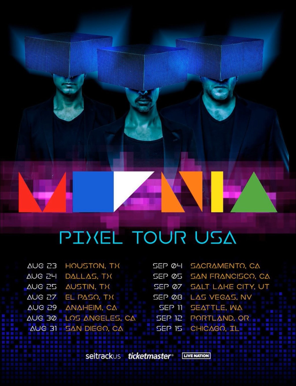 Moenia, la banda que marcó el rumbo de la música electrónica en México, regresan a EE.UU con su Pixel Tour&nbsp;USA.