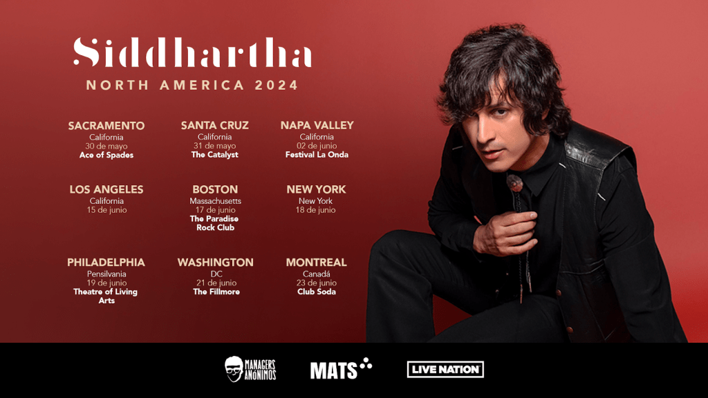 Siddhartha: La Estrella de la Música Latina Iluminará Estados Unidos con su Gira&nbsp;2024
