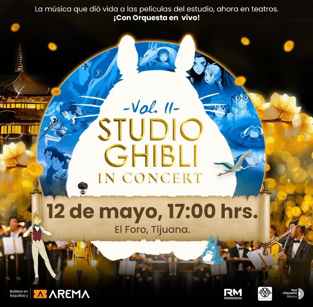 ¡Llega Studio Ghibli in Concert VOL. II a&nbsp;Tijuana!