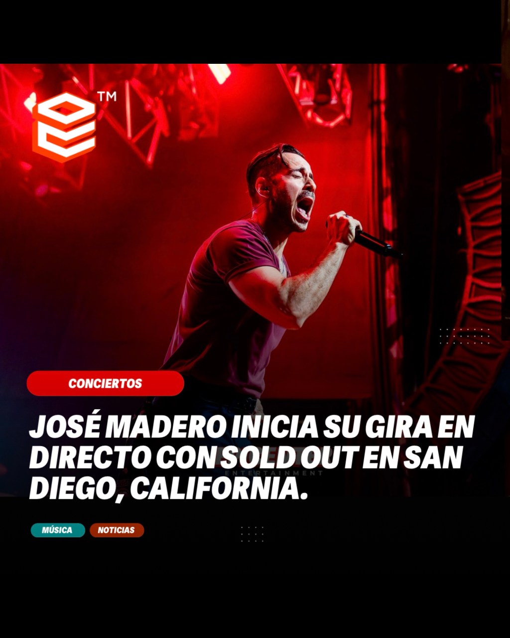 EL ARRANQUE TRIUNFAL DE LA GIRA “EN DIRECTO” DE JOSÉ MADERO POR ESTADOS&nbsp;UNIDOS