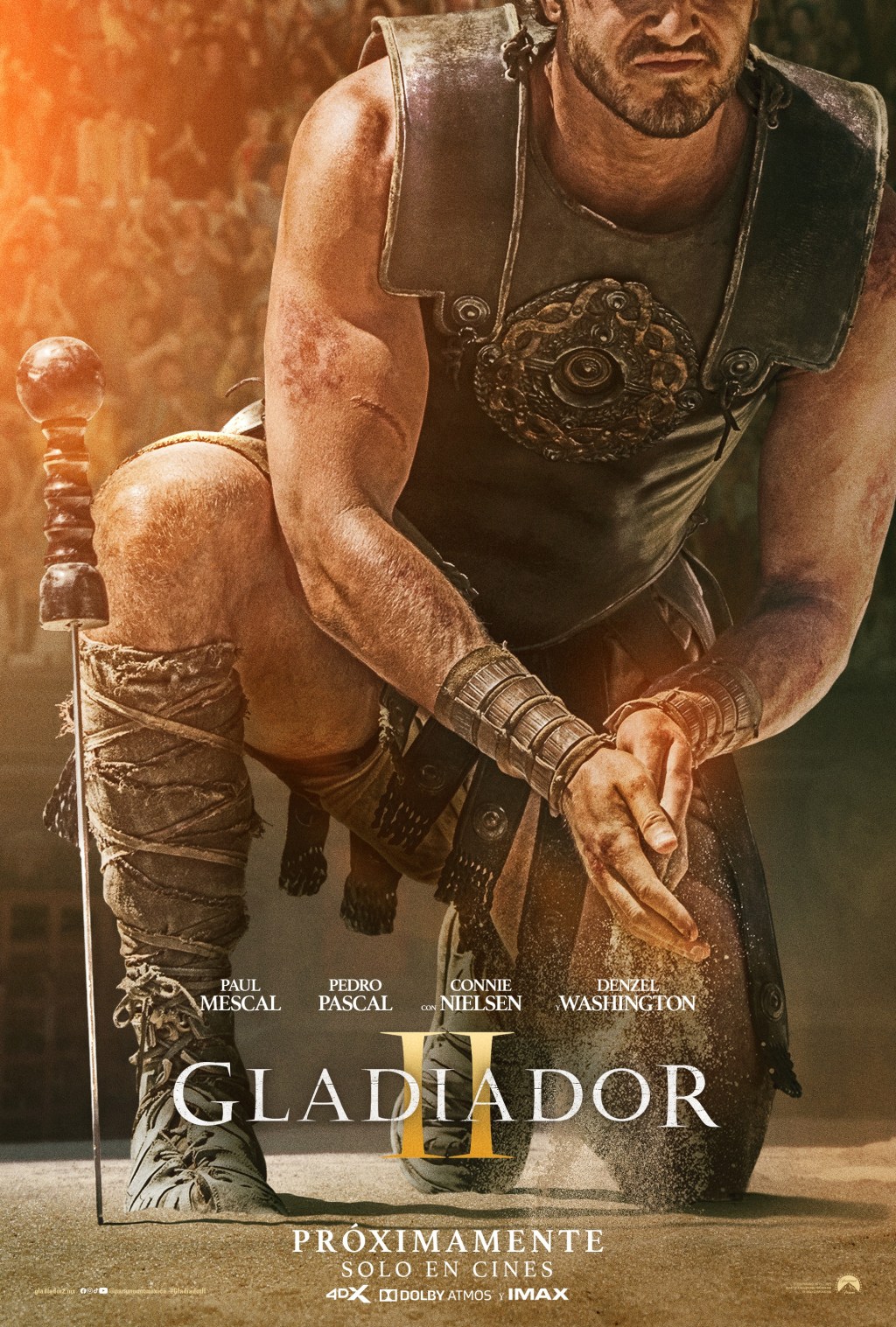 GLADIADOR II&nbsp;PRÓXIMAMENTE&nbsp;SOLO EN&nbsp;CINES