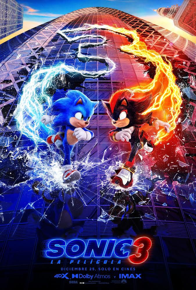 SONIC 3 LA PELÍCULADICIEMBRE 25, SOLO EN&nbsp;CINES