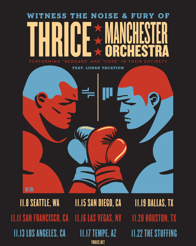 Thrice y Manchester Orchestra llevan su gira de aniversarios San&nbsp;Diego