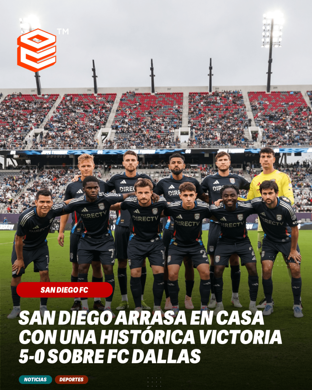 SDFC arrasa en casa con una histórica victoria 5-0 sobre FC&nbsp;Dallas