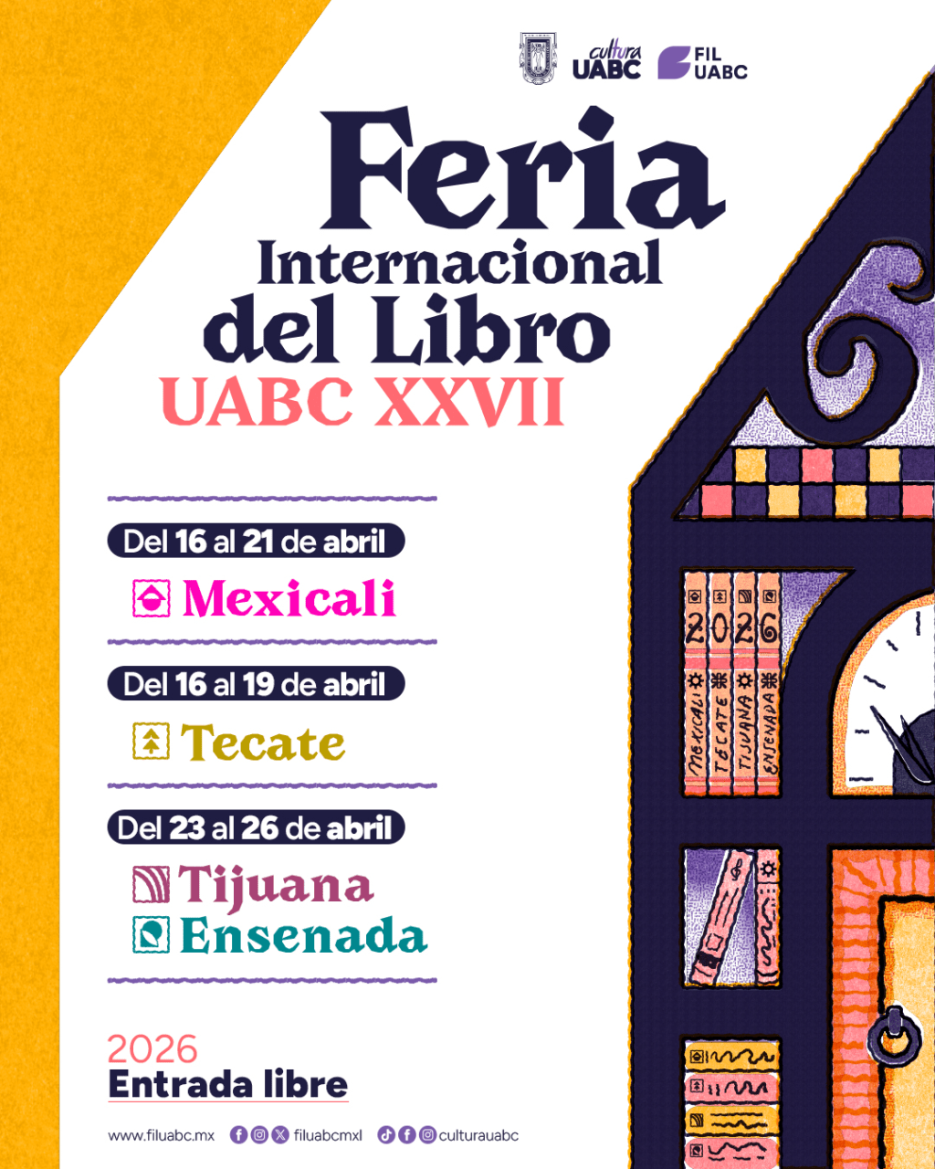 UABC Anuncia su tradicional FIL&nbsp;XXVII